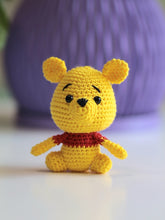 Load image into Gallery viewer, Happy yellow bear and friends keychain/ornament
