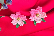 Load image into Gallery viewer, Sakura stud earrings