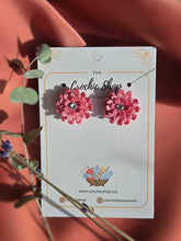 Load image into Gallery viewer, Handmade crochet earrings