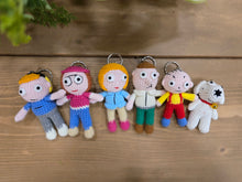 Load image into Gallery viewer, Family guy cartoon keychain/ornament