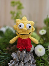 Load image into Gallery viewer, Yellow family keychain/ornament