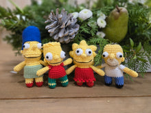 Load image into Gallery viewer, Yellow family keychain/ornament