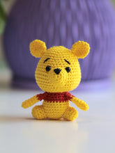 Load image into Gallery viewer, Happy yellow bear and friends keychain/ornament
