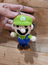 Load image into Gallery viewer, Mario, Luigi and Princess Peach keychain/ornament
