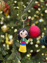 Load image into Gallery viewer, Princess keychain/ornament

