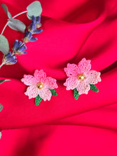 Load image into Gallery viewer, Sakura stud earrings
