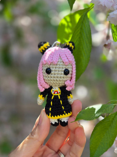 Anya crochet keychain
